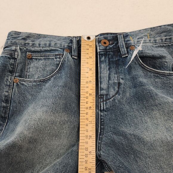 Madewell BoyJean Slim Jeans Womens 26 Mid Rise Distressed Blue Denim NWT - Picture 4 of 8